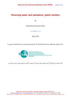 2012-03-W-finance - Public Services International Research Unit