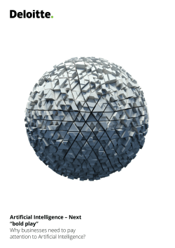 Artificial Intelligence &ndash; Next &ldquo;bold play&rdquo; Why businesses need to pay