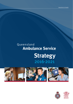 Strategy - Queensland Ambulance Service