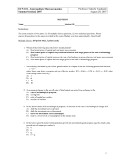 Blue - Economics 101