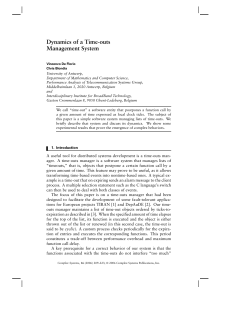 Dynamics of a Time-outs Management System