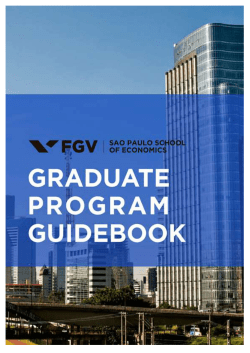 TABLE OF CONTENTS Department Overview Graduate Program