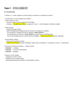 Chapter 2 STRESSES AND STRAINS
