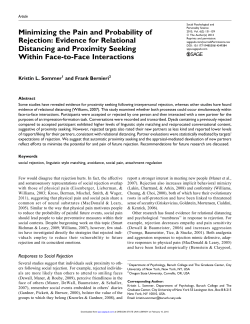 Minimizing the Pain and Probability of Rejection