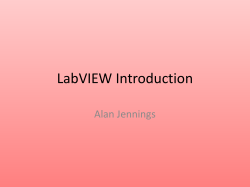 LabVIEW Introduction