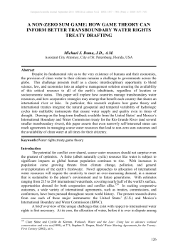 a non-zero sum game: how game theory can inform better
