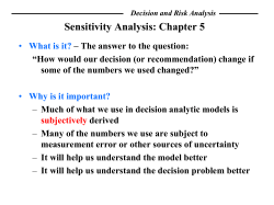 Decision and Risk Analysis Systems 473