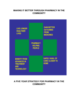 making it better through pharmacy in the community gain better