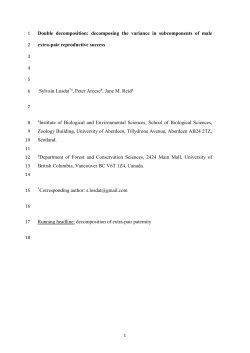 Double decomposition: decomposing the variance in
