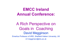 An own goal for coaching - European Mentoring and Coaching