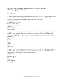 Microeconomics: Theory and Applications with Calculus, 3e (Perloff