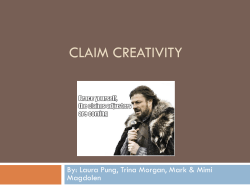 Claim Creativity