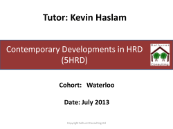 Understanding Organisations and the Role of HR