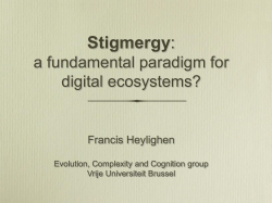 slides  - Digital Ecosystems