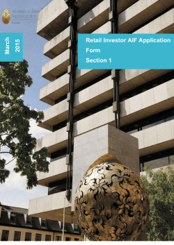 Section 1 &ndash; Application Form