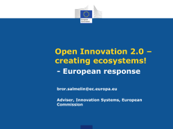 Open Innovation 2.0 - European Commission