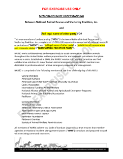 memorandum of understanding