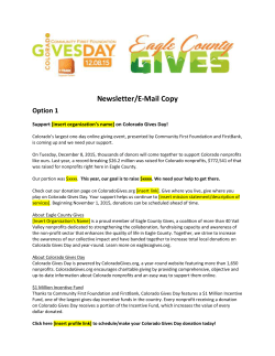 Nonprofit Resources announcement blurbs