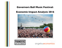 Governors Ball 2016 Draft - The Governors Ball Music Festival