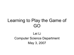 GO: the surrounding game