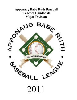 APPONAUG BABE RUTH BASEBALL LEAGUE (ABRBL)