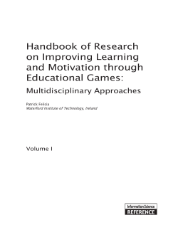 Handbook of Research on Improving Learning and Motivation