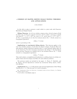 n-VERSION OF HAPPEL REITEN SMALØ TILTING THEOREM AND