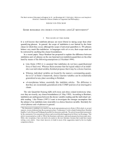 SOME REMARKS ON CHOICE FUNCTIONS AND LF