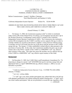 114 FERC &para; 61, 135 UNITED STATES OF AMERICA