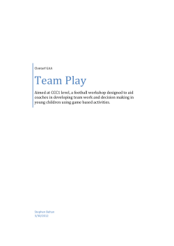Team Play - Clontarf GAA Club