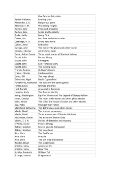 Five famous fairy tales Adrian-Vallance Evening class Alexander