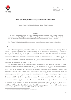 On graded prime and primary submodules