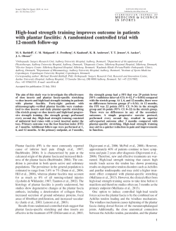 Highload strength training improves outcome in patients with plantar