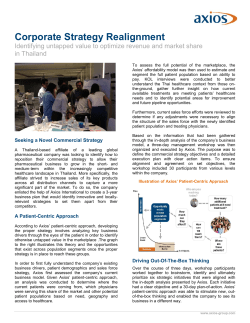 Corporate Strategy Realignment