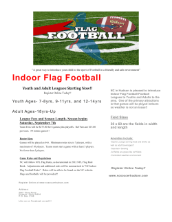 Indoor Flag Football