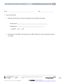 Lesson New York State Common Core Mid-Module