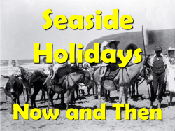Seaside Holidays - Primary Resources
