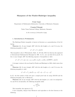 Sharpness of the Finsler-Hadwiger inequality
