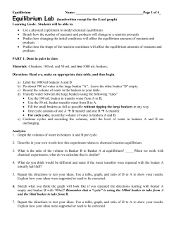 Equilibrium5 - Equilibrium Lab PhET