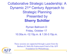 create the strategic plan report/implement