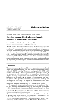 Mathematical Biology
