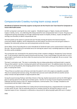 For immediate release