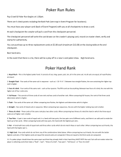Poker Run Rules Poker Hand Rank