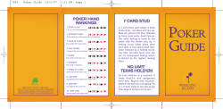 poker guide - Wheeling Island