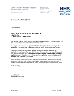 name of organisation - NHS Scotland Recruitment
