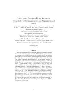 Multi-Letter Quantum Finite Automata
