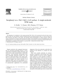 Sexiphenyl on a Ni(1 1 0)(2×1)-O surface: A single