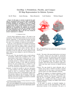 OctoMap: A Probabilistic, Flexible, and Compact 3D Map - First-MM