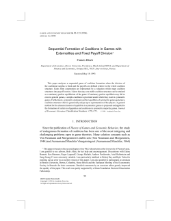Sequential Formation of Coalitions in Games with Externalities and