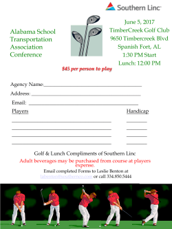 2017 ASTA Golf Tournament Registration